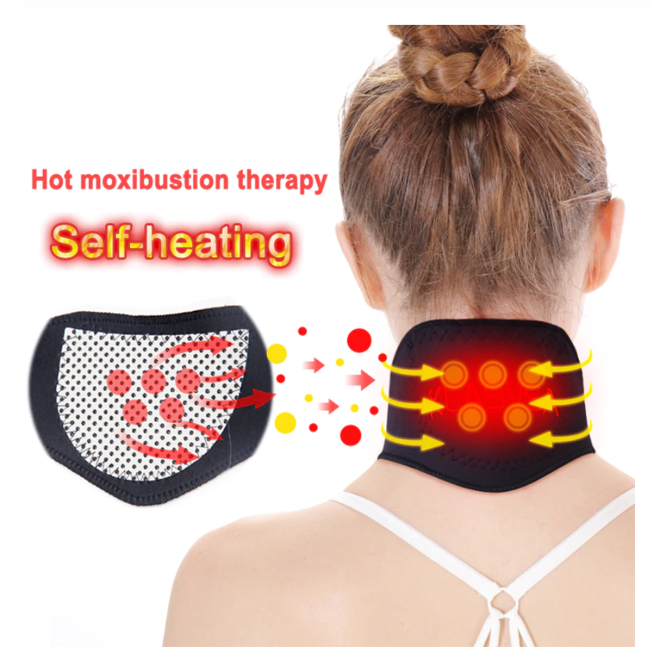 Magnetic Neck Brace With Self-Heating